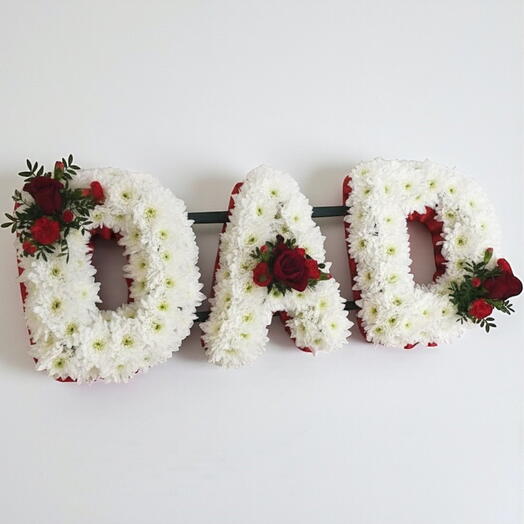 Floral letters