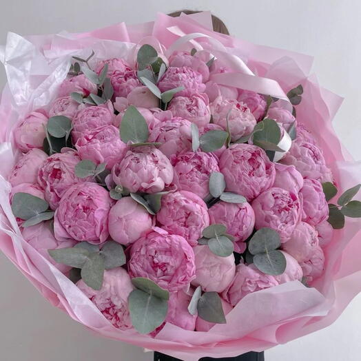 Spring flowers peonies