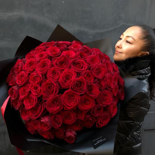 100 roses bouquet