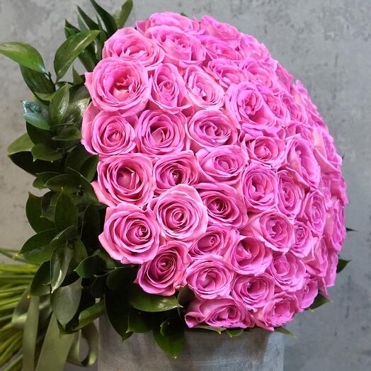 Розово-аквамариновый букет