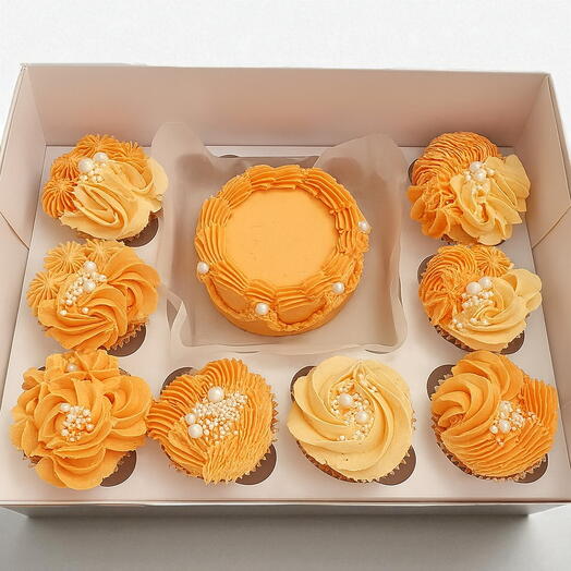 Peach bento box with white pearls