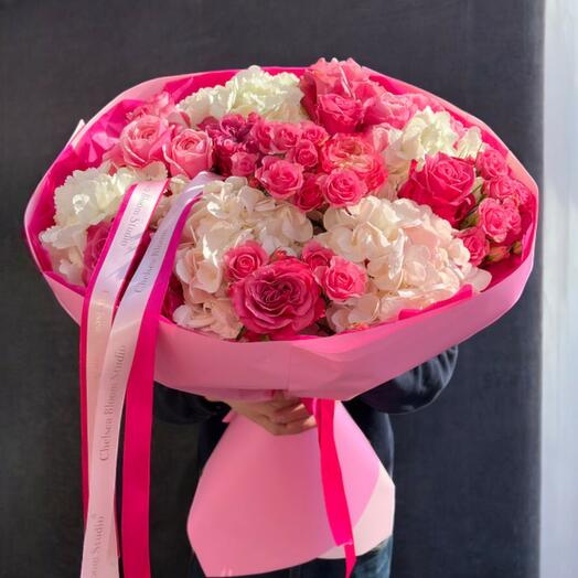 Rosie – Lush Pink and Cream Floral Dream