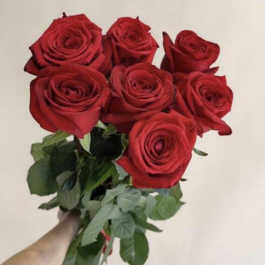 7 Red roses