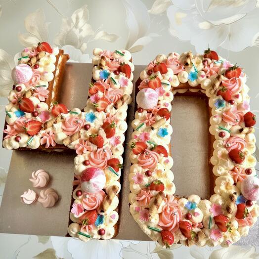 Number Birthday Cake