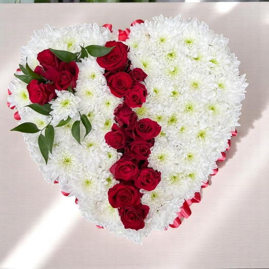 Broken Heart Funeral Arrangement